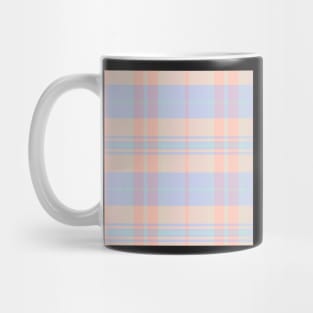 Pastel Aesthetic Arable 1 Hand Drawn Textured Plaid Pattern Mug